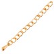 DQ metal extension chain with drop Rosegold